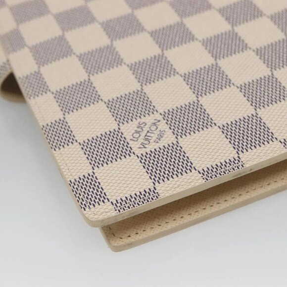 LOUIS VUITTON Damier Azur Agenda GM Day Planner Cover R20708 LV Auth am8863V - Picture 3 of 16